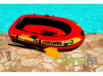 Canoa hin.2 personas c/bomba y