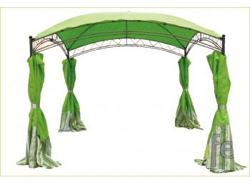Cenador metalico verde 3x3x2,6