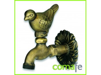 Grifo deco.laton oro viejo paj