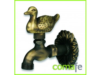 Grifo deco.laton oro viejo pat