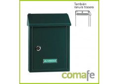 BUZON EXTERIOR VERTICAL VISIT 360X300X110MM VERDE