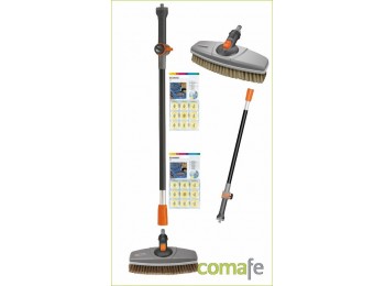 Set limpieza coche cepillo+man