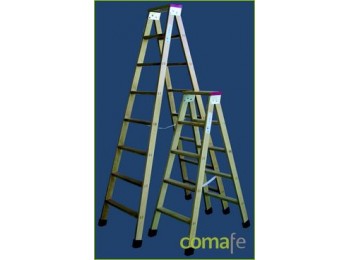 Escalera madera doble con taco