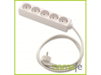 Base multiple 5 tomas 3x1,5mm