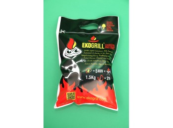 Carbon vegetal barbacoa instan