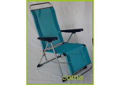 Tumbona relax fib alum azul 48