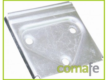 Placa colgador 50x50mm zincada