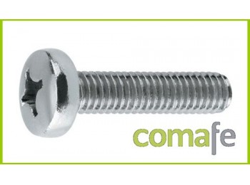 Tornillo din 7985  m6x10 zn 20