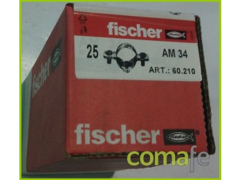 Abrazadera pared fischer metlc