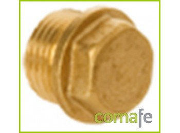 Tapon macho laton 1 3405