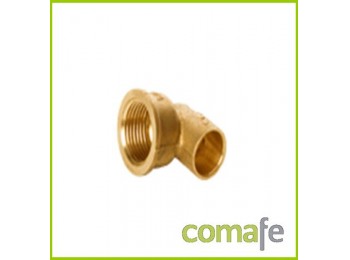 Codo soldar laton hembra 1/2 x