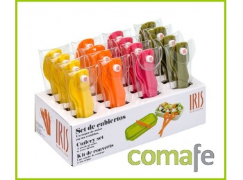 Cubiertos set 3pzas pp con fun
