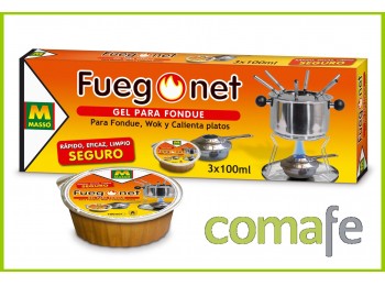 Gel para fondue 3x100ml masso