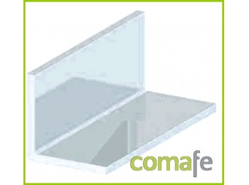 Angulo plata mate 15x15mm 1mt