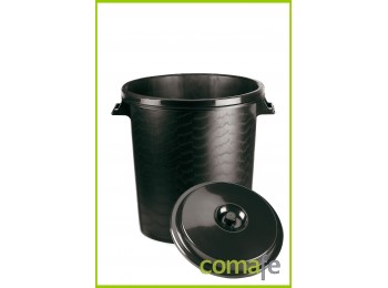 Cubo industrial con tapa 50lt