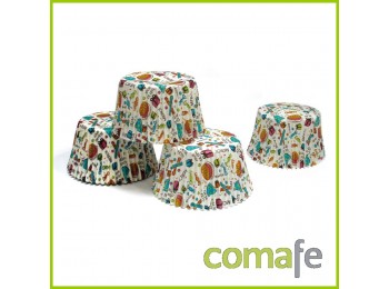 Set 100 moldes papel d.4,5 cm