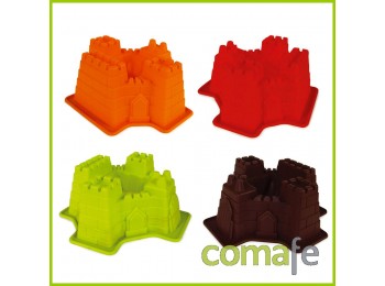 Molde silicona castillo 20x20