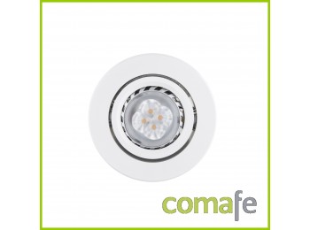 Led empotrable gu10 4w redondo