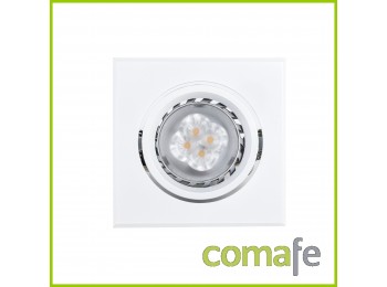 Led empotrable gu10 4w cuadrad