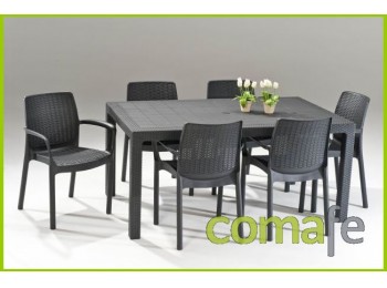 Mesa melody 160 x 94 antracita