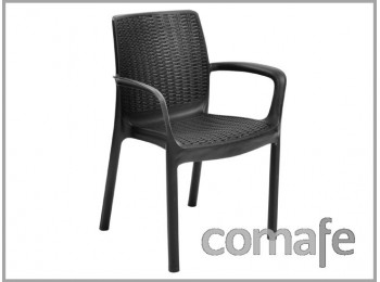 Silla bali antracita