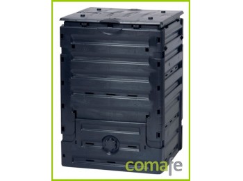 Compostador 300lt negro h/l/a