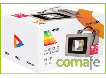 Proyector led 10w negro 900lum