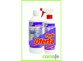 Limpieza coche lote 1lt champu
