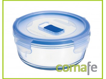 Hermetico redondo cristal 14x6