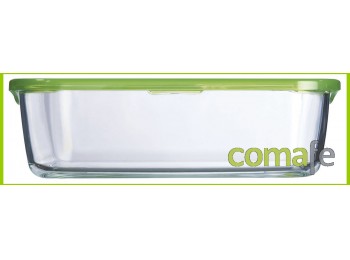 Recipiente rect. cris. c/t 22x