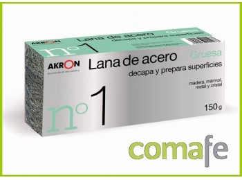 Lana acero bobina 150 gr.grues