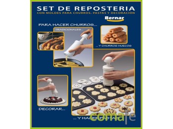 Set reposteria 13 moldes lux