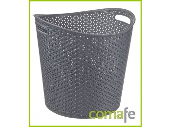 Cesto ropa 35l ratan chocolate