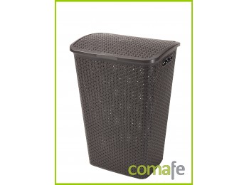 Cesto ropa c/tapa ratan 55l ch