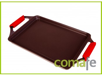 Bandeja asadora alum fundi 37x