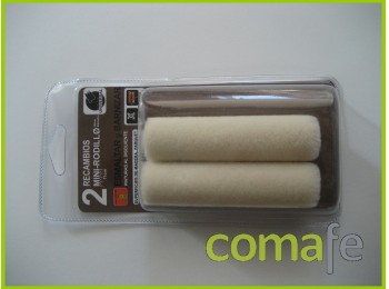 Rodillo mini 11cm velour recam