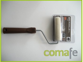 Rodillo mini 11cm velour + var
