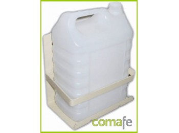 Soporte con garrafa 5 ltrs par