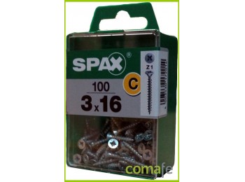 Tornillo spax galv. 4x40 50pz