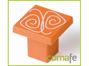 Pomo mueble infantil gra.naran