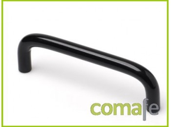 Asa mueble acero negro 96mm