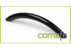 Asa mueble zamak negro 96mm