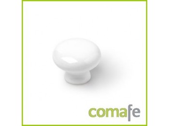 Pomo mueble porcelana blanco 3