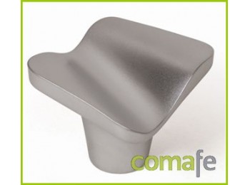 Pomo mueble zamak cromo mate 3