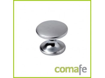 Pomo mueble zamak cromo mate 3