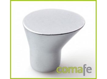 Pomo mueble zamak cromo mate 1