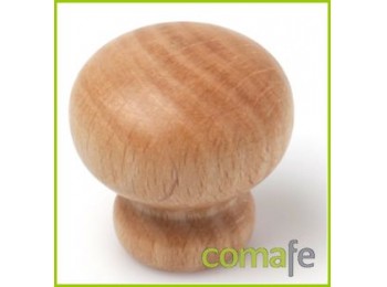 Pomo mueble madera haya 30mm