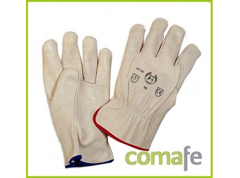 Guante cuero gr m08 dg-1w-8