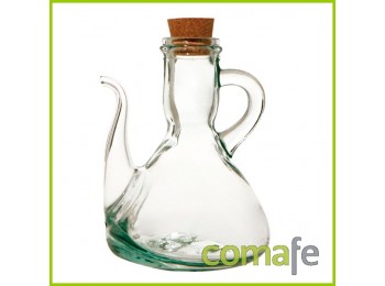 Aceitera vidrio c/tapon corcho