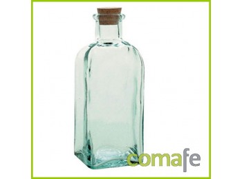 Botella frasca c/tapon corcho